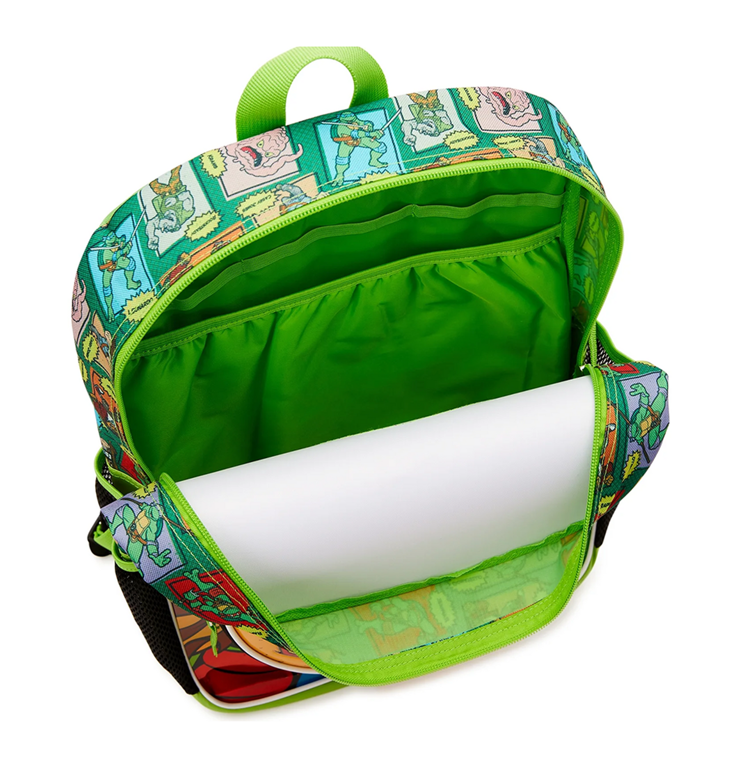 Teenage Mutant Ninja Turtles Kids Pizza Print 17" Laptop Backpack