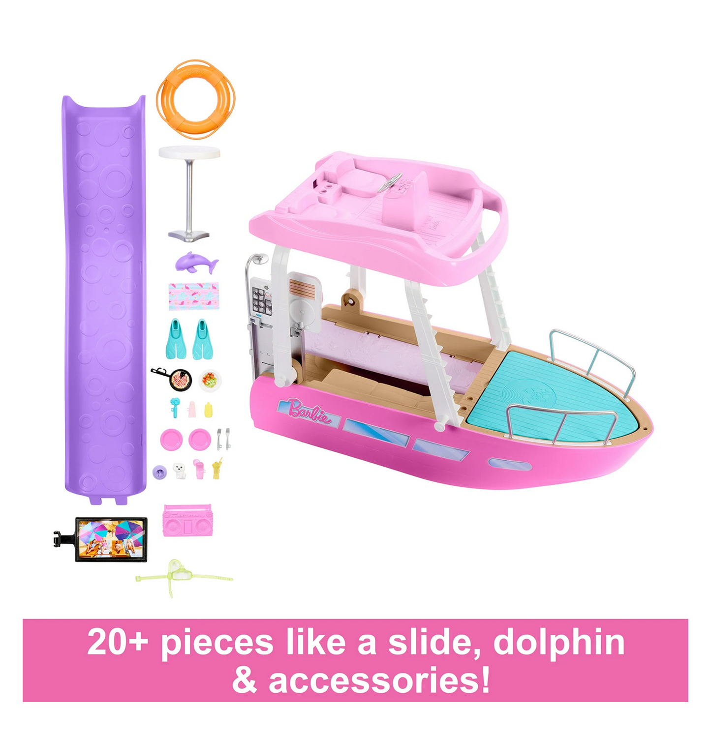 Barbie Dream Boat Playset with Pool and slide