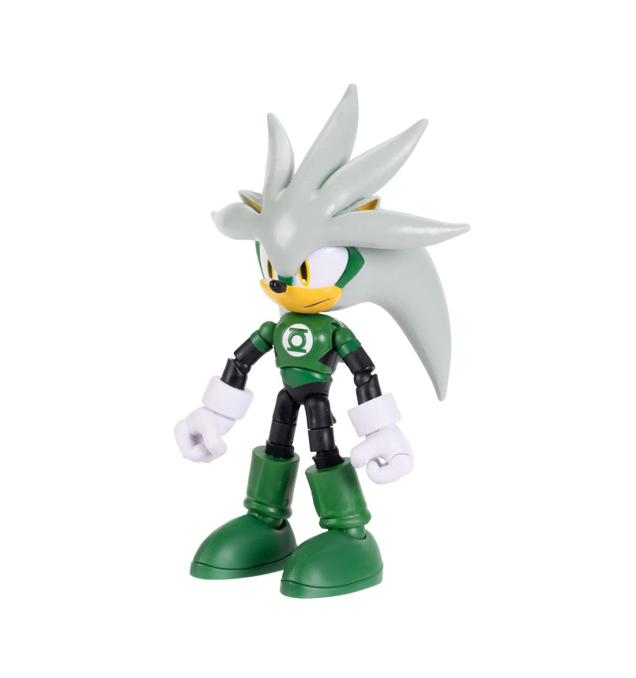 DC X Sonic the Hedgehog 5” Silver as Green Lantern Action Figure