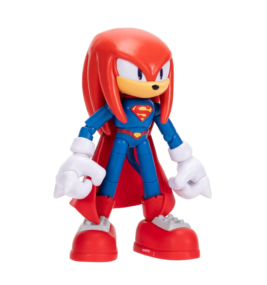 DC X Sonic the Hedgehog 5” Knuckles as Superman Action Figure