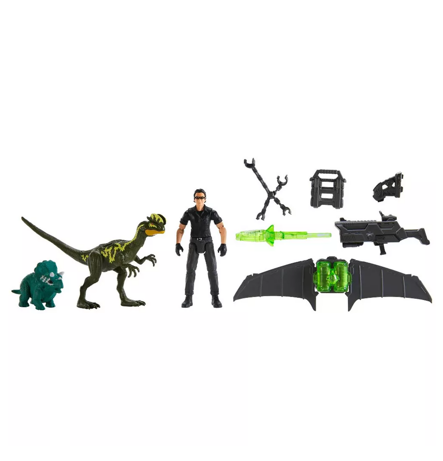 Jurassic Park Dr. Ian Malcolm Glider Escape Pack (Exclusive)