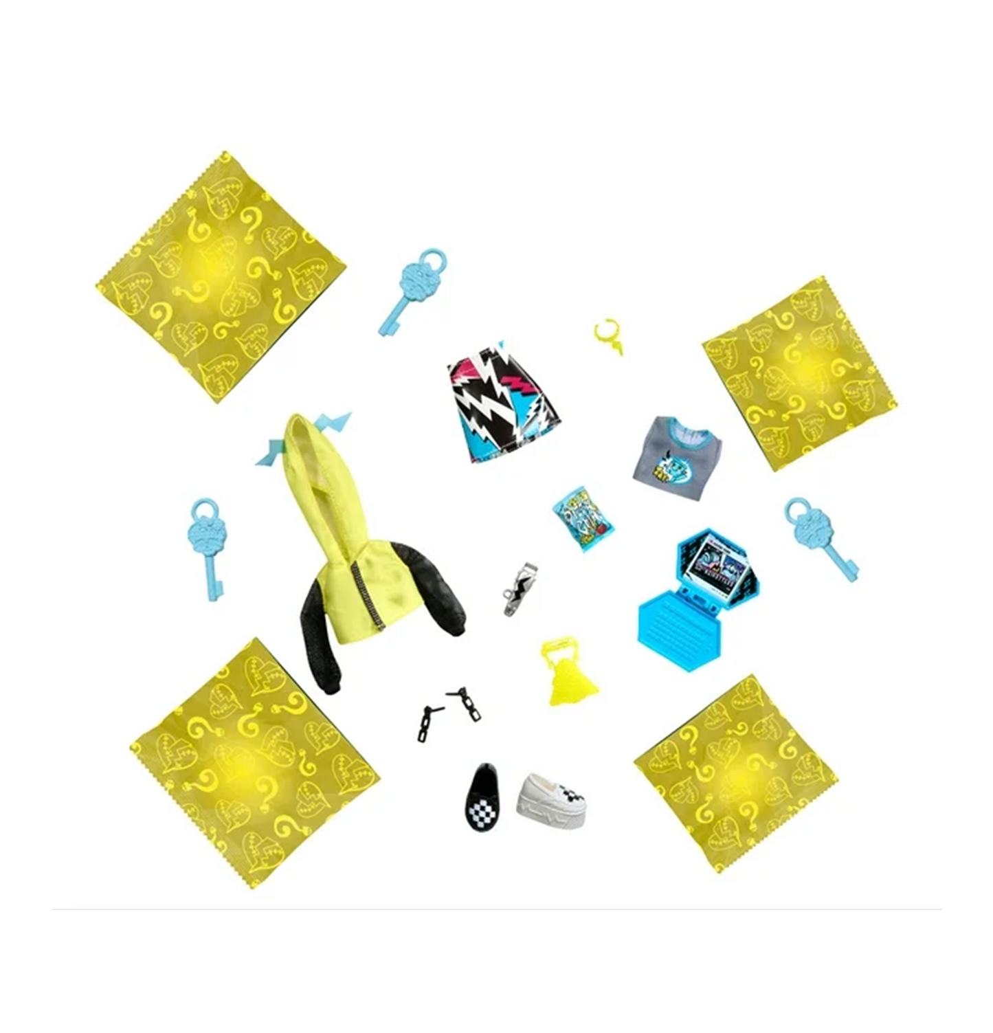 Monster High Skulltimate Secrets Neon Frights Frankie Stein Doll