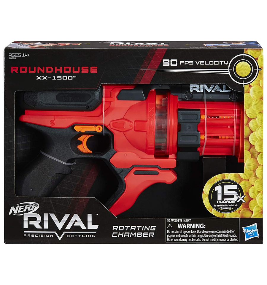 Nerf Rival Roundhouse XX-1500 Red Blaster – Toys Onestar Nerf Rival Roundhouse XX-1500 Red Blaster – Toys Onestar