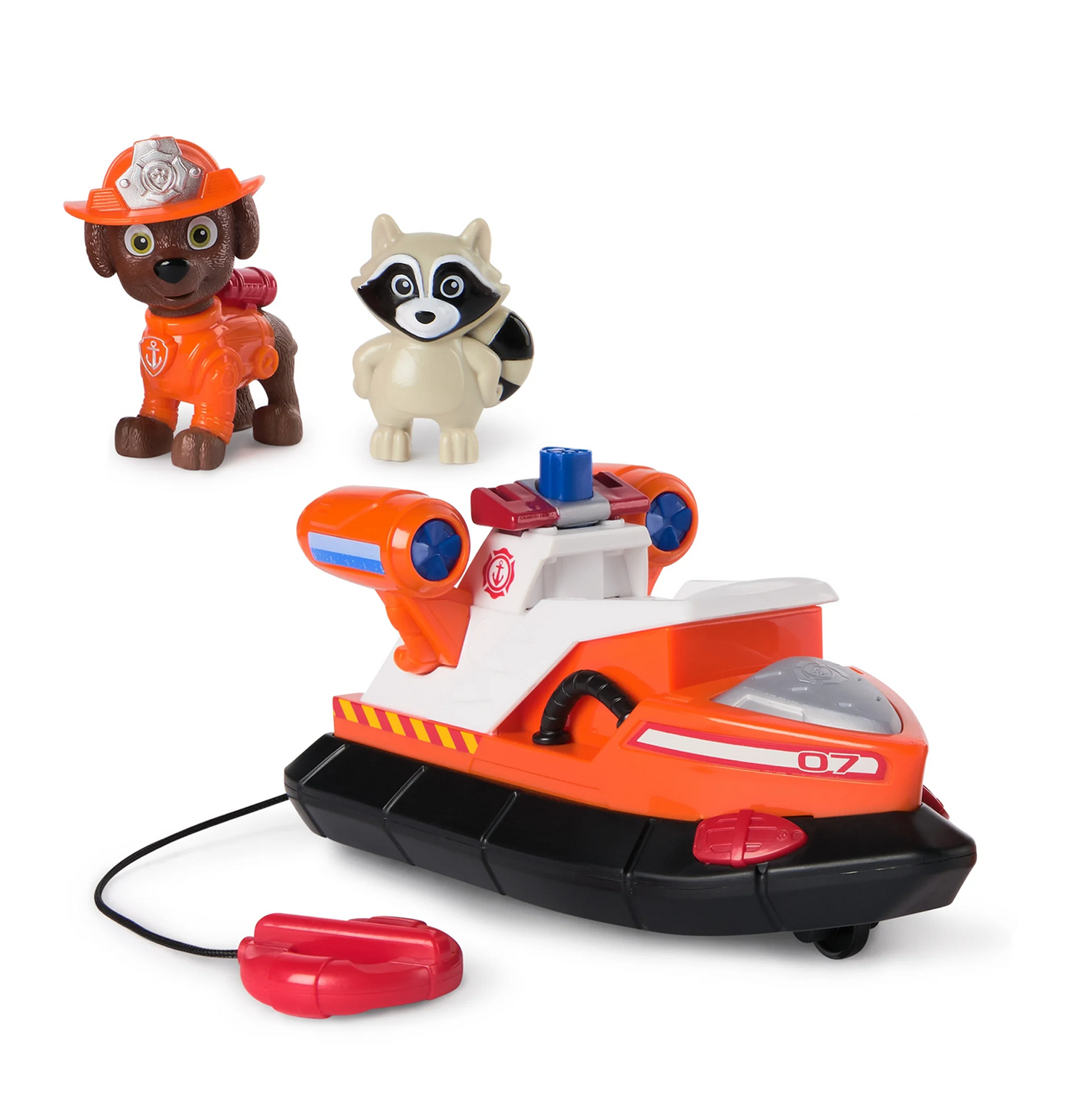 PAW Patrol Fire Rescue: Zuma Rescue Fire Boat with Figure, Launcher & Accessories
