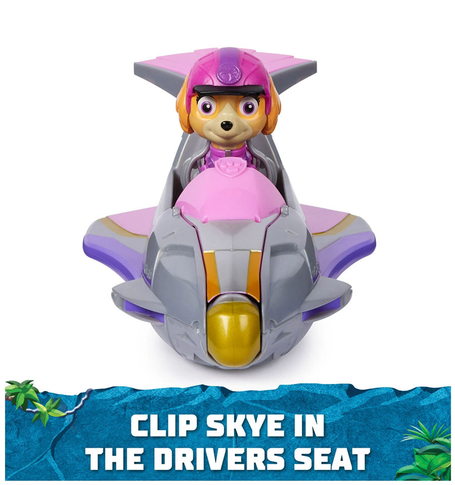 Paw Patrol Jungle Pups, Skye Falcon Vehicle with Figure