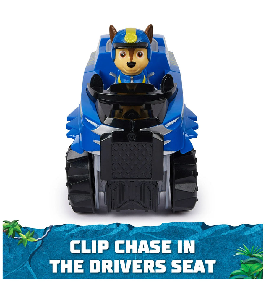 Paw Patrol Jungle Pups, Chase Tiger Vehicle with Figure