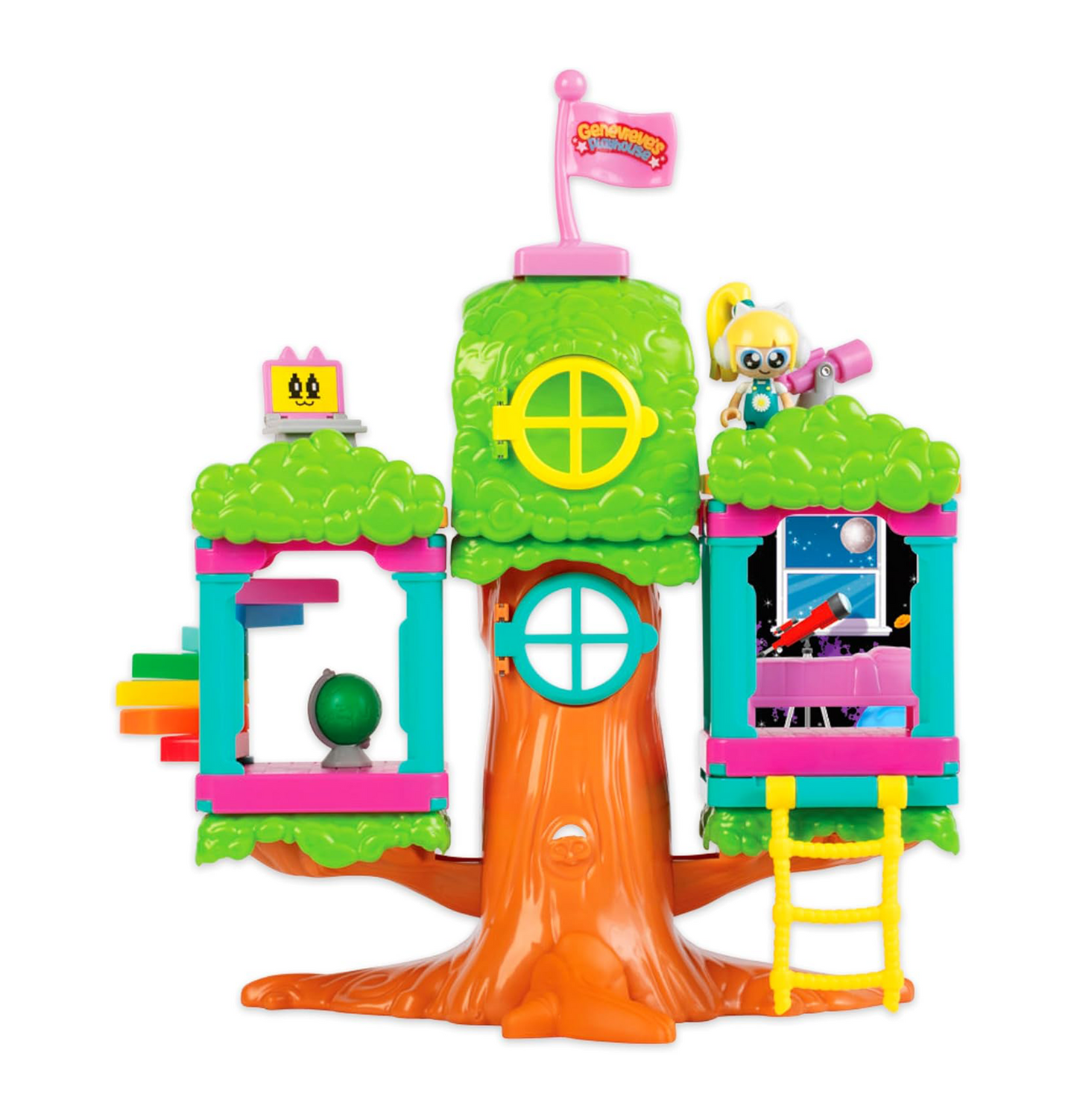 Genevieve's Playhouse Kids Educational Treefort Playset