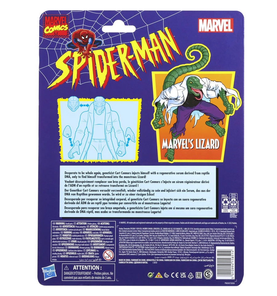 Marvel Legends Series Spider-Man 6-inch Marvel’s Rhino Retro Action Figure