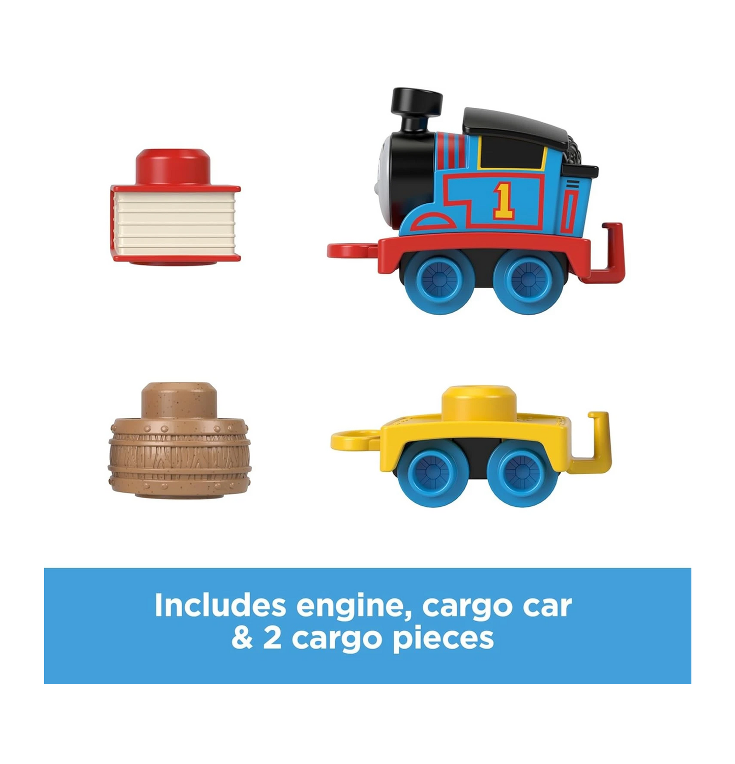 Thomas & Friends, My First Thomas Push-Along Toy Train with Stacking Cargo