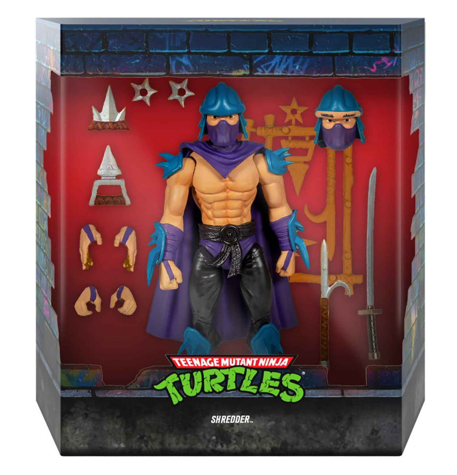 Tortues Ninja - Ninja Turtles TMNT Ultimates Evil Shredder super7