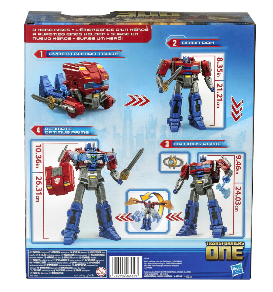 Transformers One Power Flip Optimus Prime (Orion Pax) Action Figure