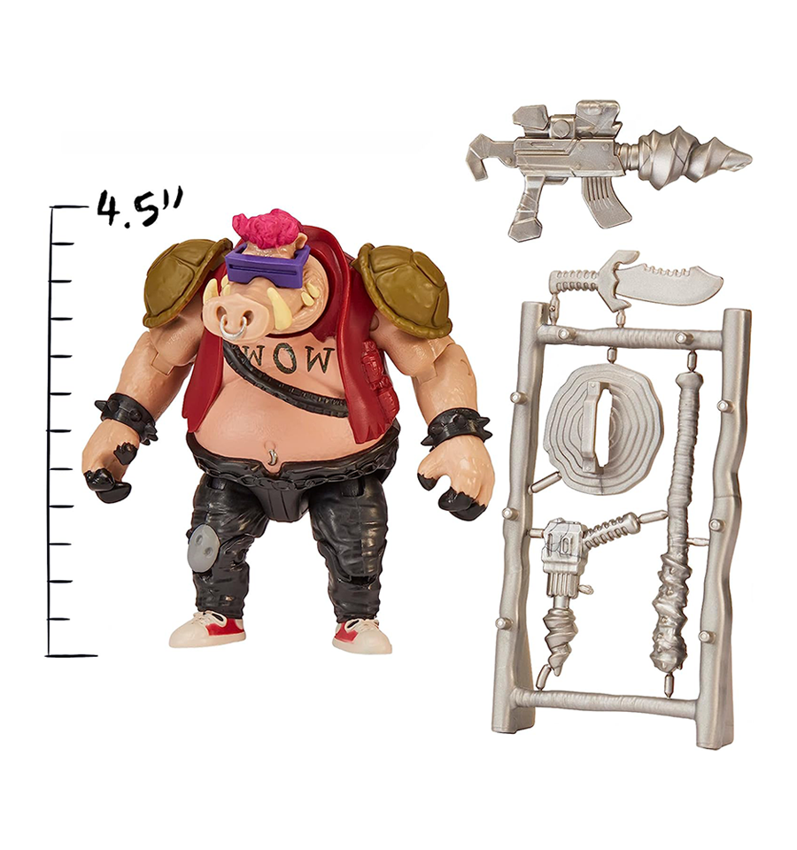 Teenage Mutant Ninja Turtles Mutant Mayhem Bebop Action Figure (Jacked Up Warthog)