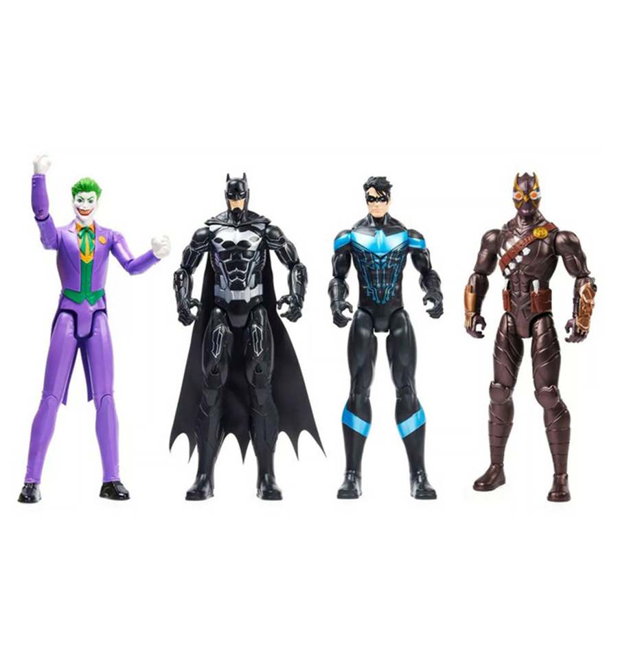 DC Comics Gotham Defenders Metal Tech - 12" Fig 4pk