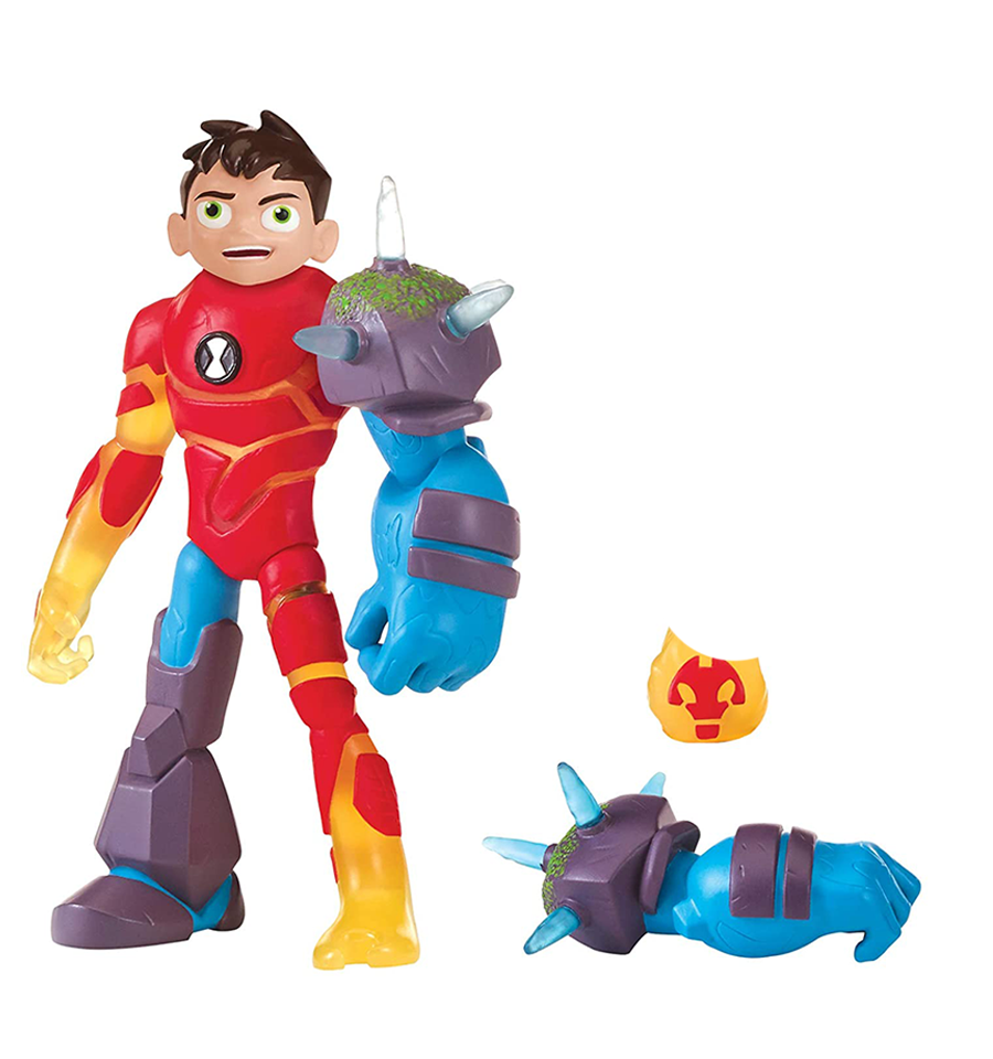 Ben 10 Omni-Glitch Heroes: Ben-Heatblast-Shock Rock