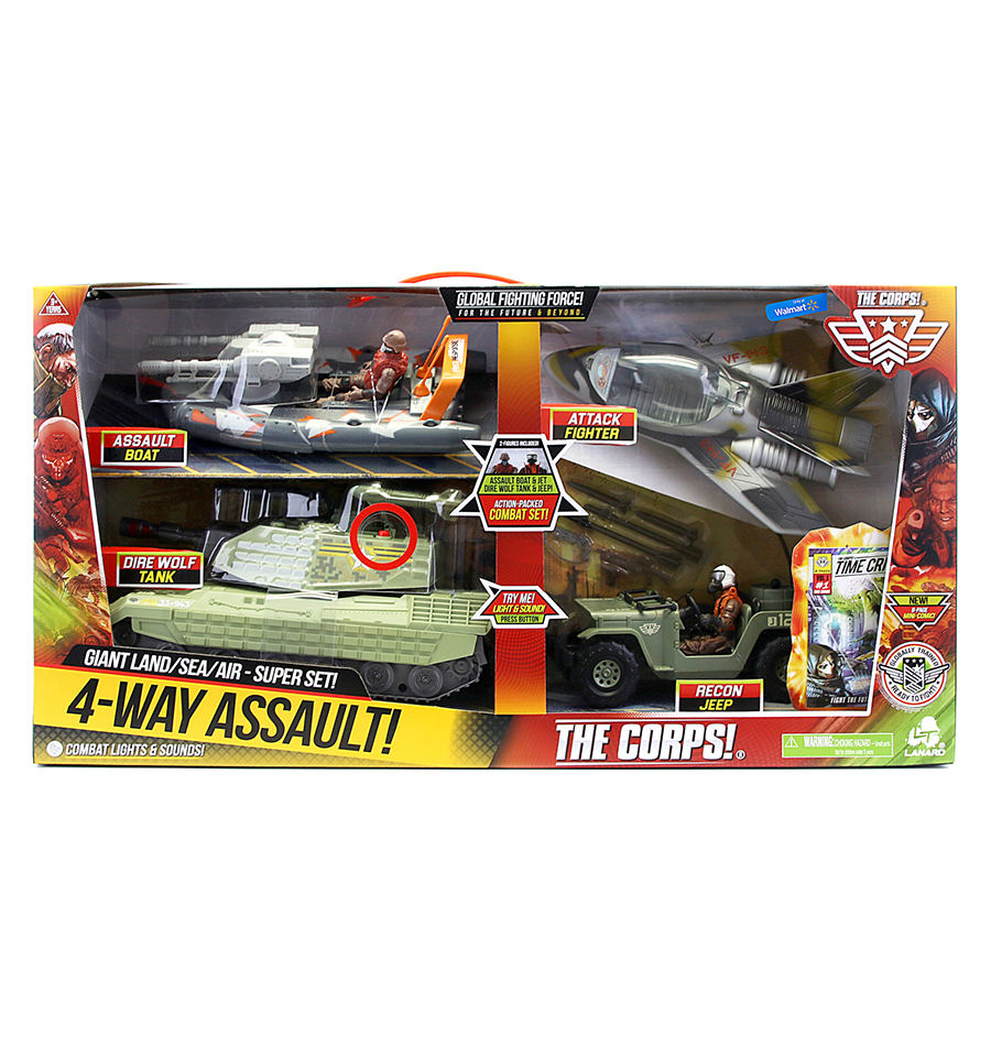The Corps Combat Strike - 4-Way Assault Set – Toys Onestar