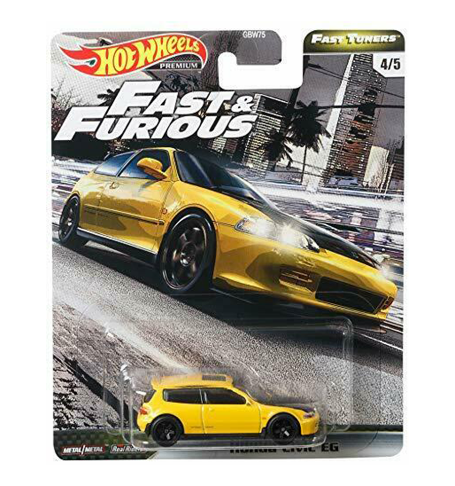 Hot Wheels Fast & Furious Fast Tuners Honda Civic EG- # (4/5