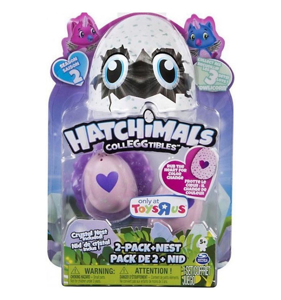 生まれて！ウーモ　Hatchimals Mystery Ver.2 Hatchimals Colleggtibles Season 2 Owlicon Exclusive 2-Pack & Nest