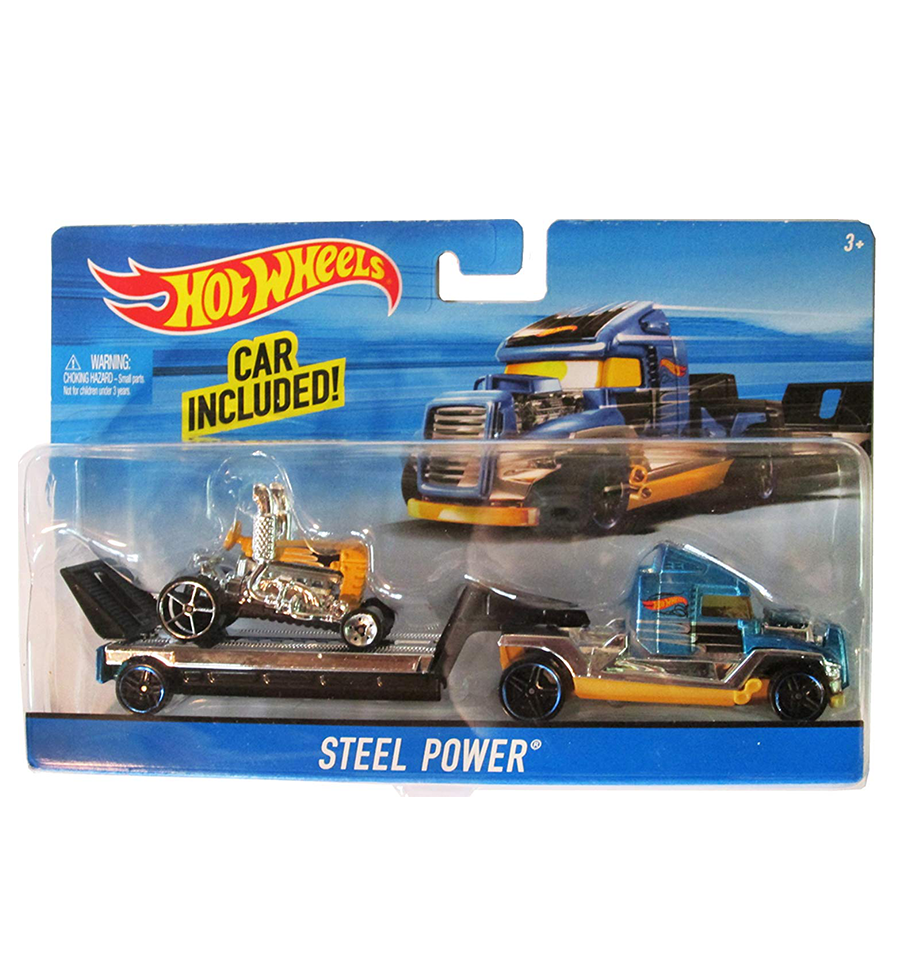 Hot Wheels City Rig - Blue/Yellow Steel Power