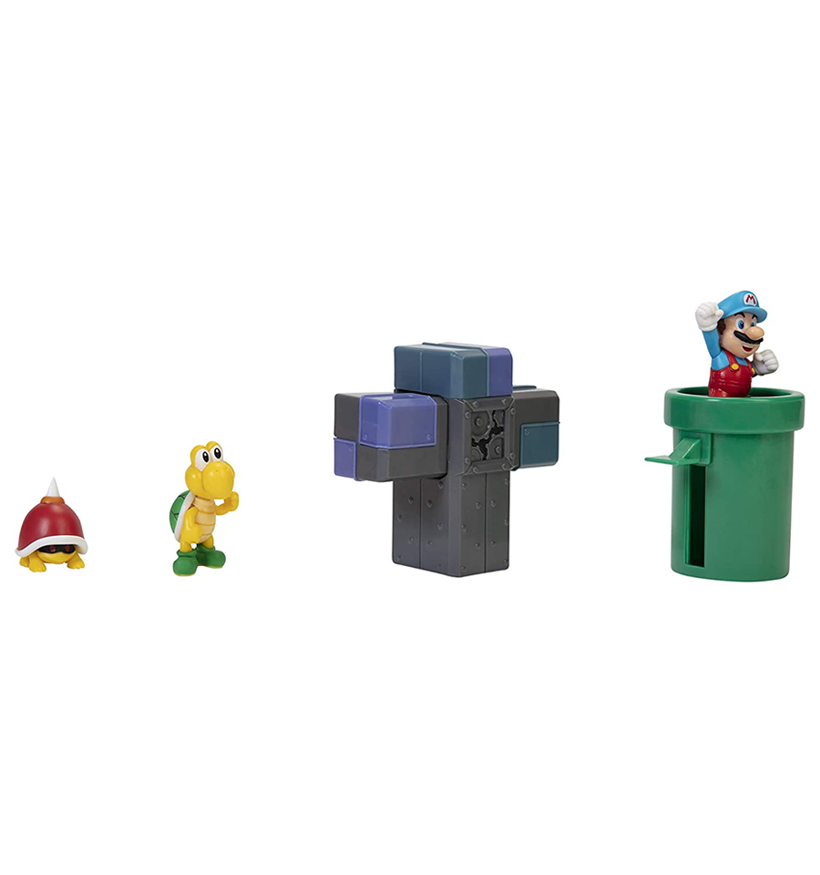 World of Nintendo 2.5 Inch Action Figure Underground Diorama Set