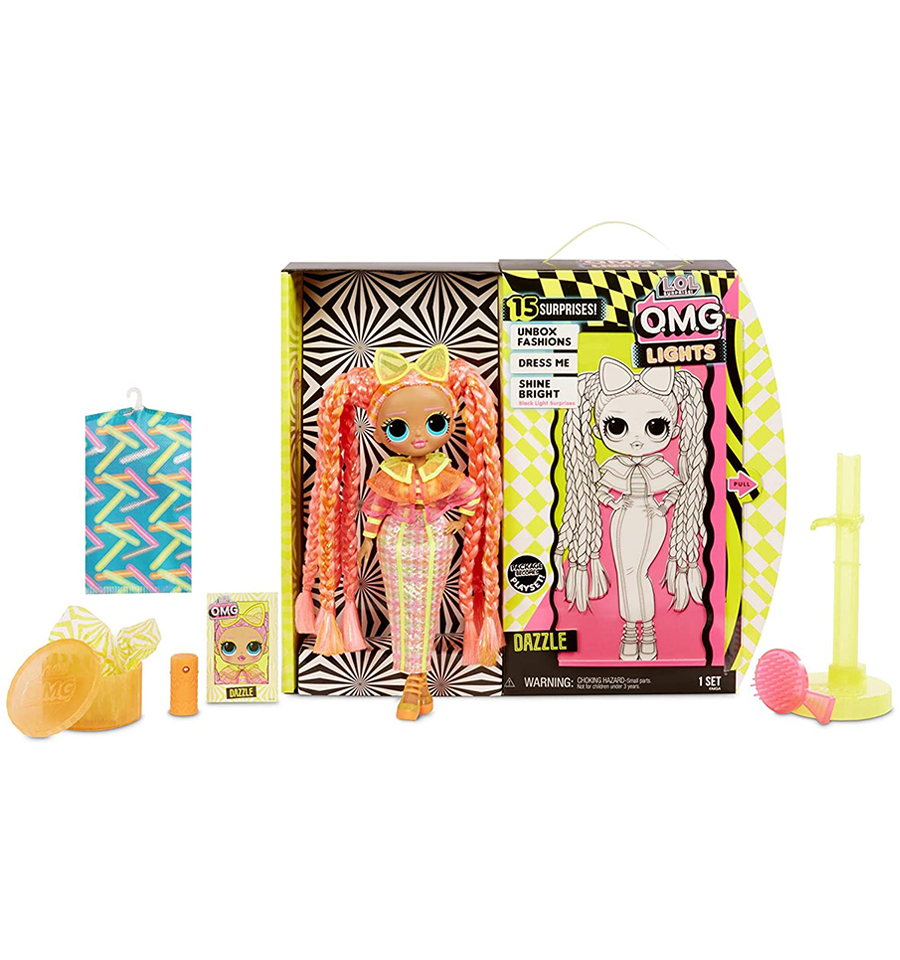 L.O.L. Surprise! O.M.G. Lights Dazzle Fashion Doll with 15 Surprises