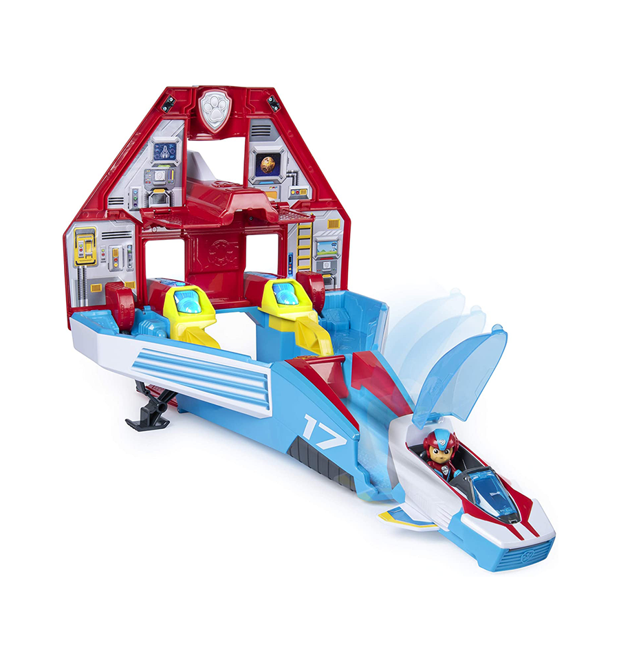 PAW Patrol Super Mighty Pups Transforming Jet Command Center - Ryder