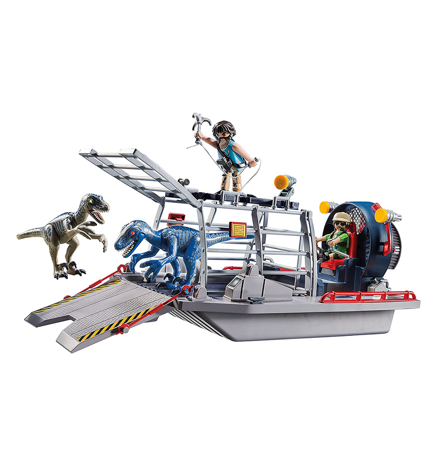Playmobil Enemy Airboat with Raptor