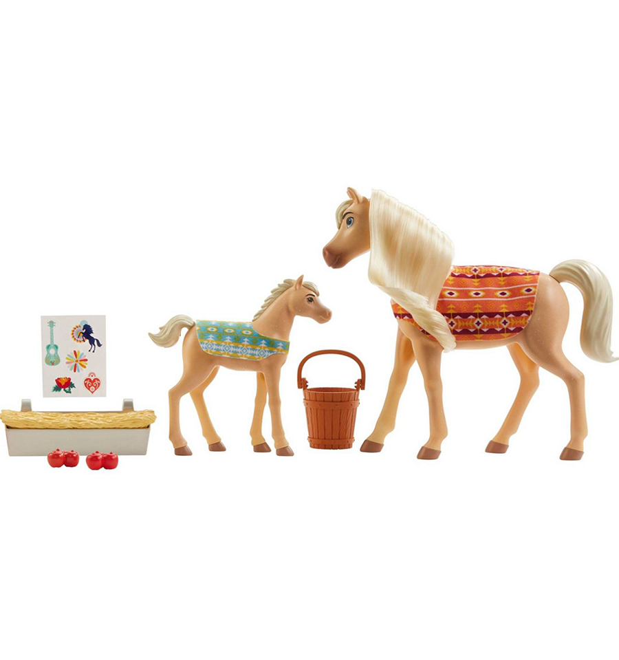 Spirit Untamed Cuddle Colt & Mama Animal Figure & Accessories