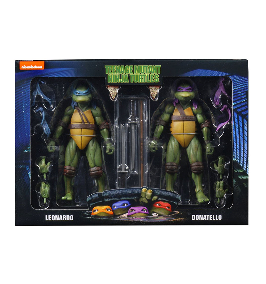 Neca 7” Scale - Action Figure 2 Pack TMNT  Leonardo & Donatello