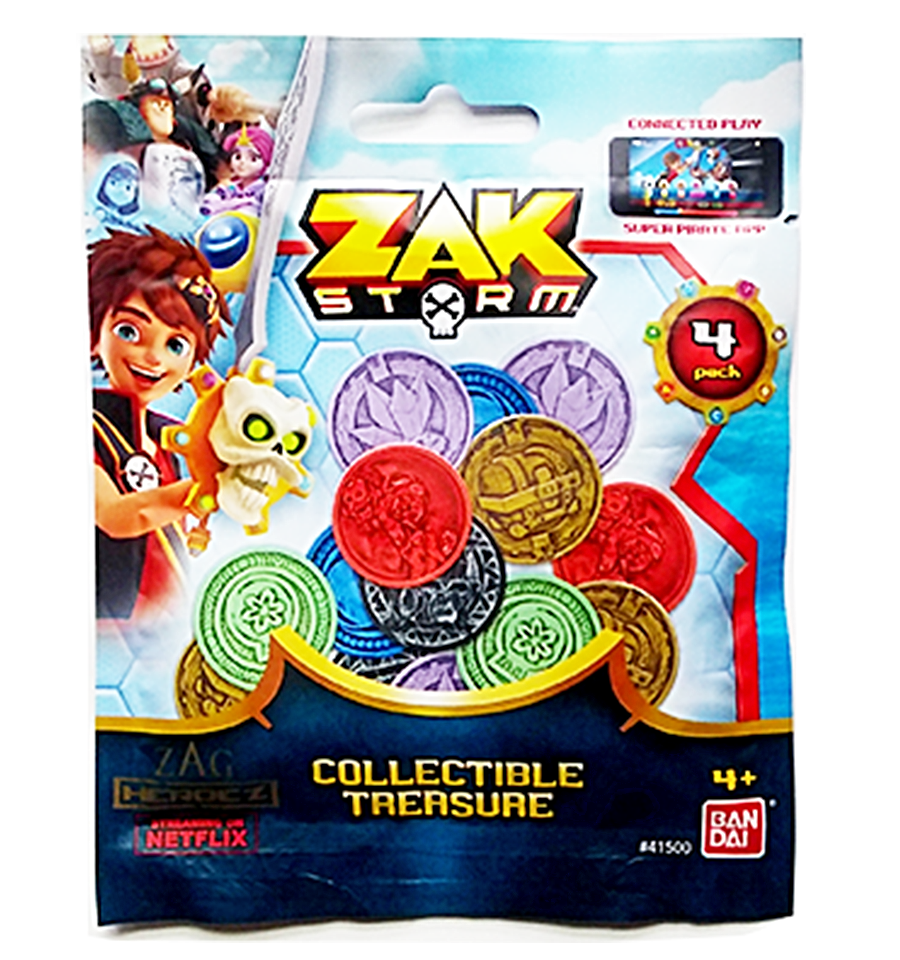 TREASURE バンコク MAKESTAR 10枚セット Zak Storm Collectible Treasure 4-pack Blind Pack – Toys Onestar