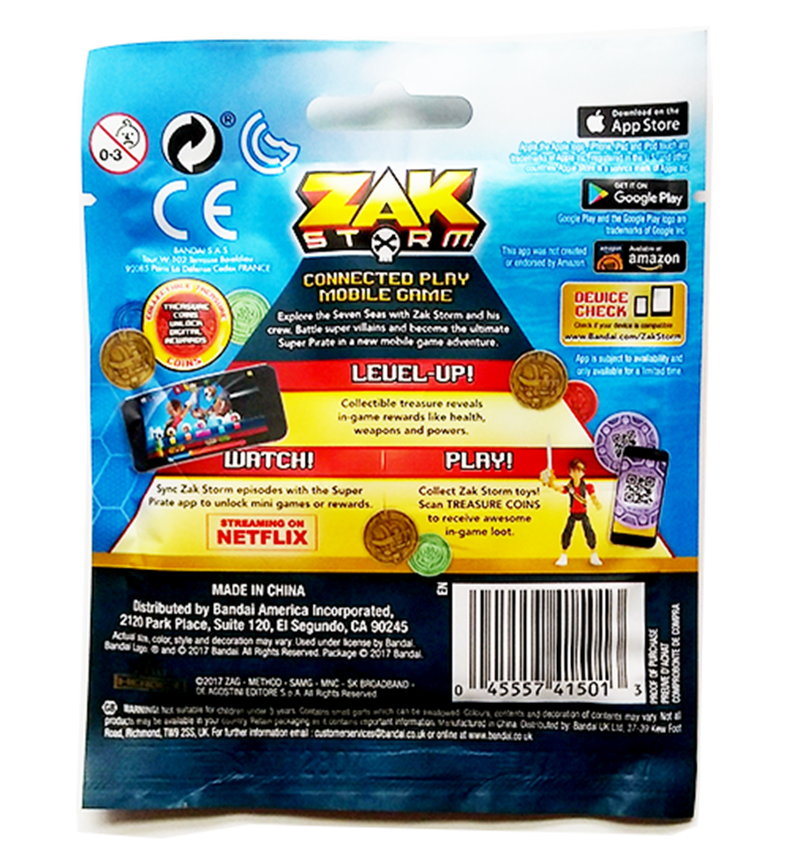 Zak Storm Collectible Treasure 4-pack Blind Pack