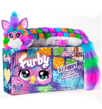 FURBY DJ Interactive Snuggly Neon Star Electronic Plush with Music, Lights, Motion, & Games, Speaks English & Furbish (Copy)