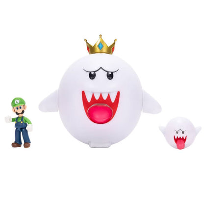 Nintendo King Boo with Luigi Action Figure Set - 3pk