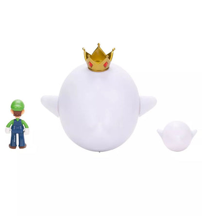Nintendo King Boo with Luigi Action Figure Set - 3pk