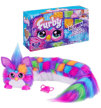 FURBY DJ Interactive Snuggly Neon Star Electronic Plush with Music, Lights, Motion, & Games, Speaks English & Furbish (Copy)