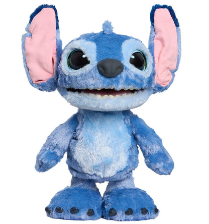 Disney Stitch Ultimate Stitch Interactive 17" Plush Toy, 100+ Sounds & Reactions, Kids Ages 3+