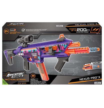 Adventure Force Tactical Strike Nexus Pro X Ultimate Half-Length Pro Foam Dart Blaster