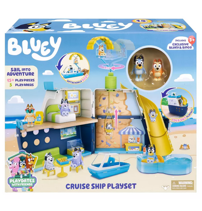 Bluey Cruise Ship Playset