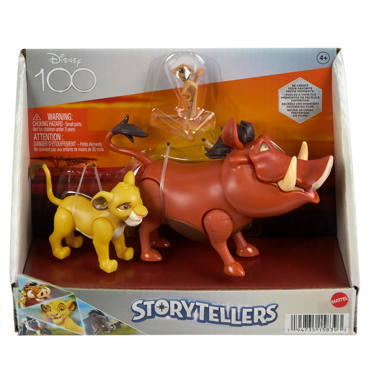 Disney 100 Storytellers The Lion King Action Figures - Hakuna Matata 3-Pack