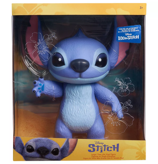 Disney Stitch Larger Than Life 14inch Vinyl Figure – Lilo & Stitch Live Action Film