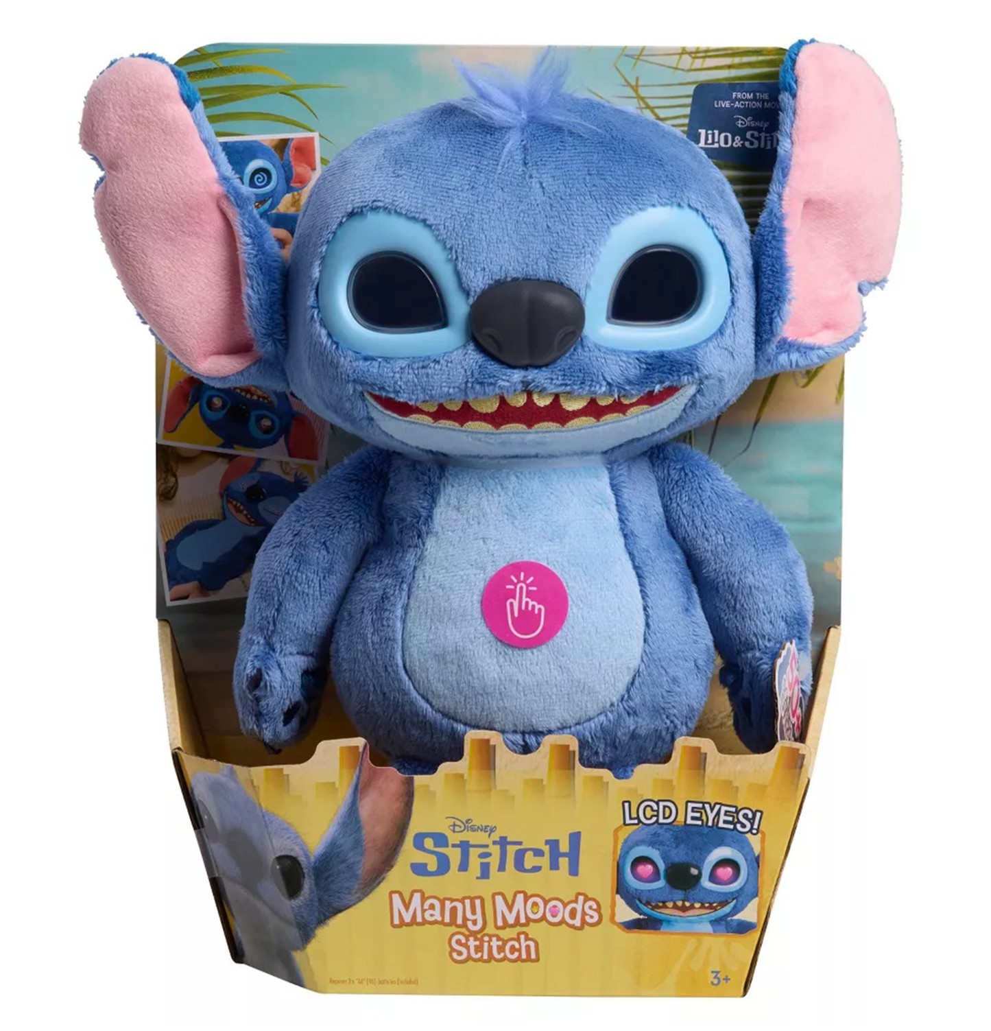 Disney Stitch Many Moods 14-inch Interactive Plush