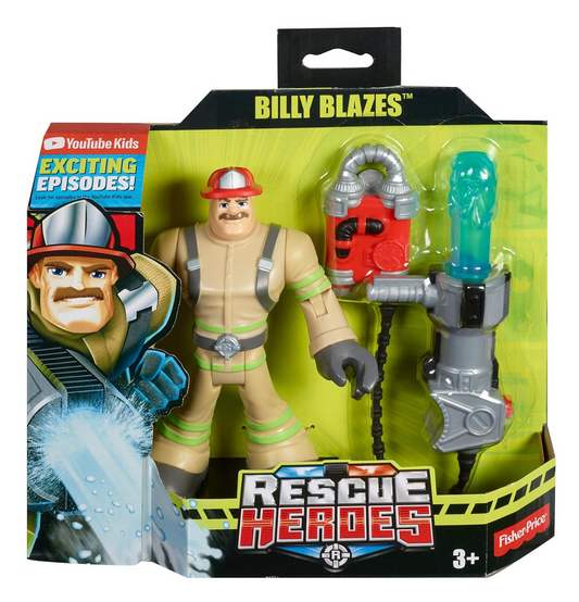 Fisher-Price Rescue Heroes Billy Blazes Figure with Accessories