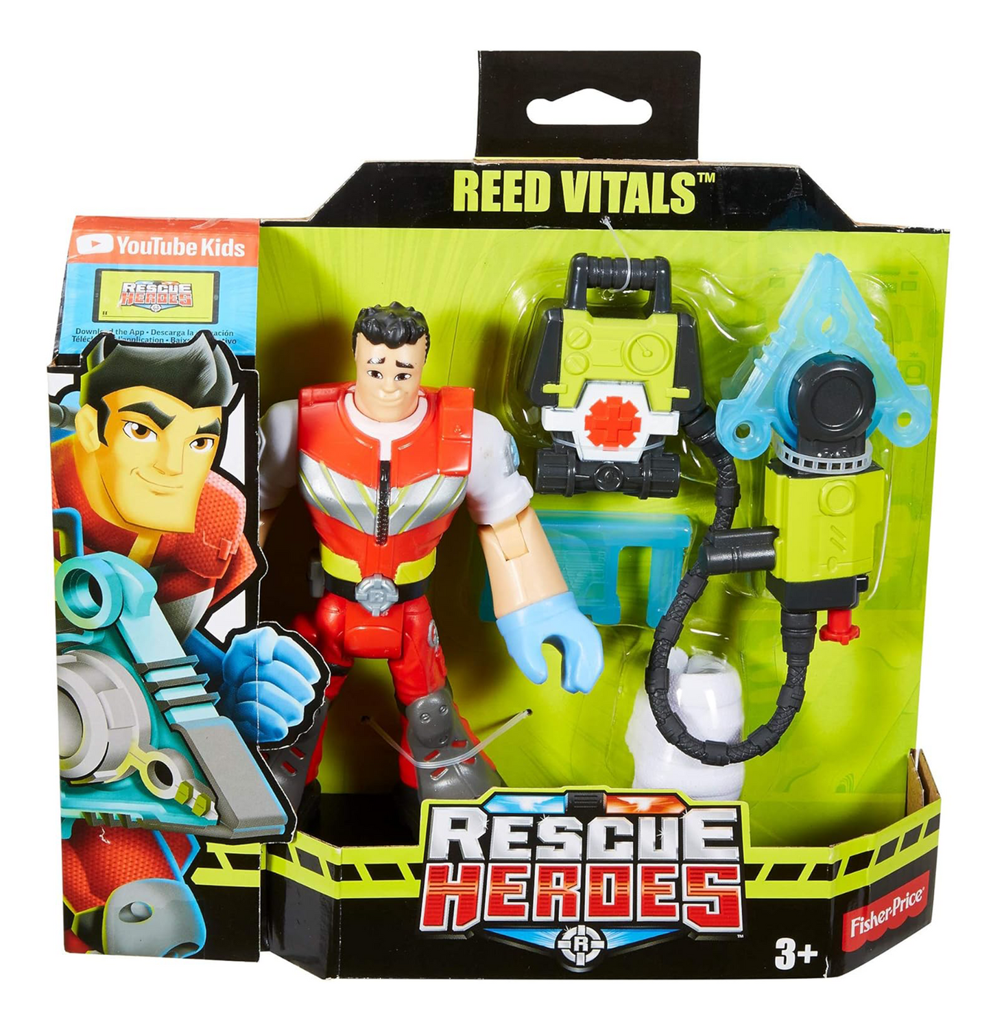 Fisher-Price Rescue Heroes Reed Vitals Figure with Accessories