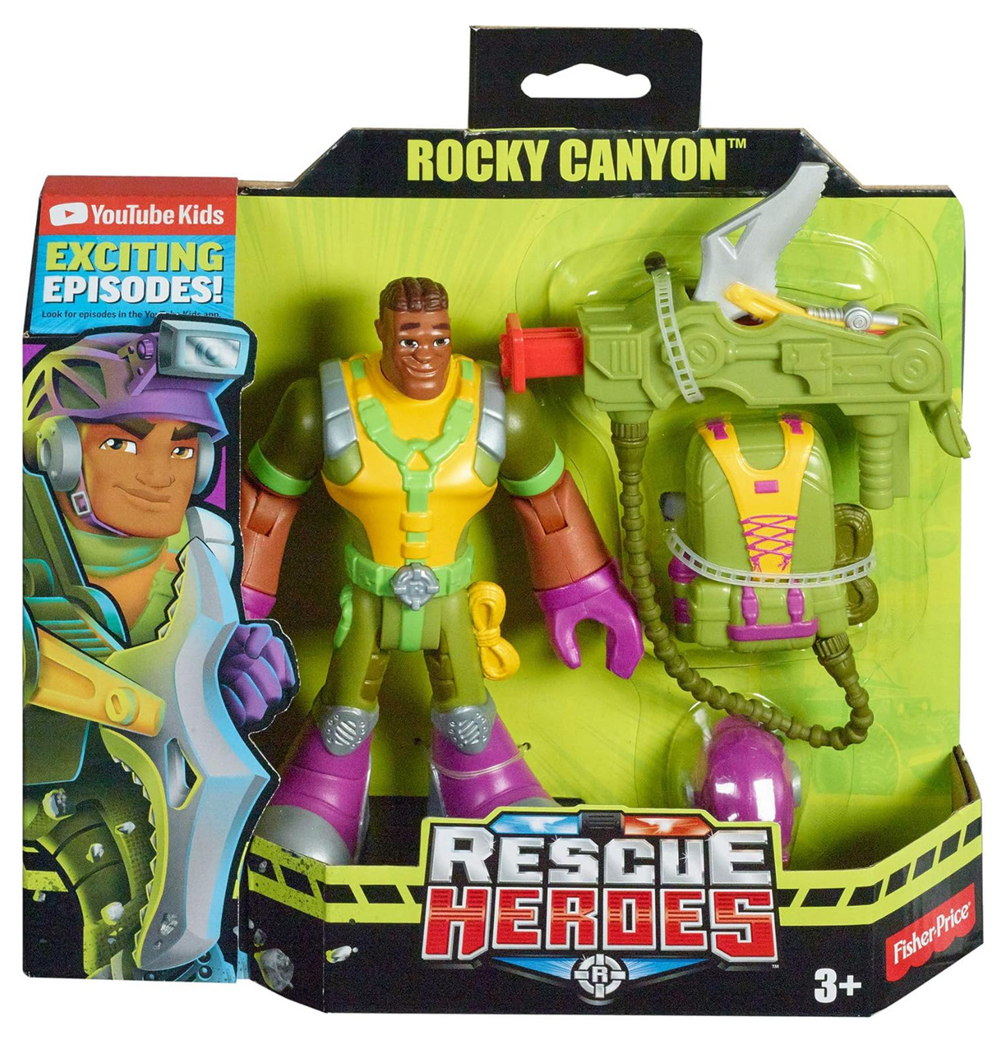 Fisher-Price Rescue Heroes Rocky Canyon Figure with Accessories