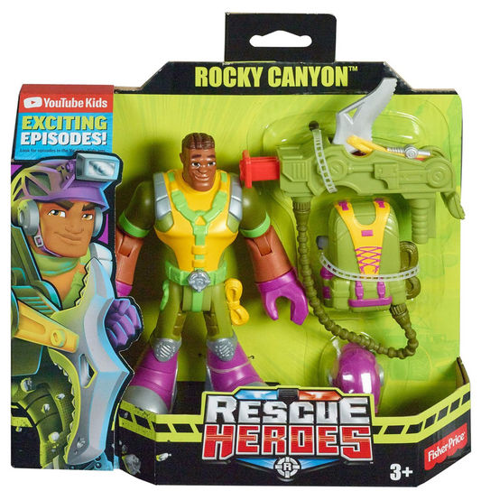 Fisher-Price Rescue Heroes Rocky Canyon Figure with Accessories