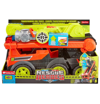 Fisher- Price Rescue Heroes Transforming Fire Truck