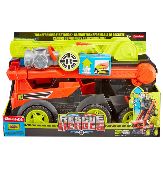 Fisher- Price Rescue Heroes Transforming Fire Truck