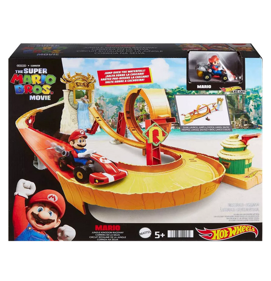 Hot Wheels The Super Mario Bros. Movie Jungle Kingdom Raceway