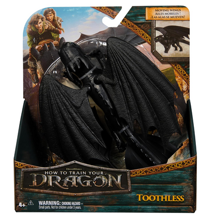 How to Train Your Dragon 2025 Movie - Toothless Action Figure (with moving wings)