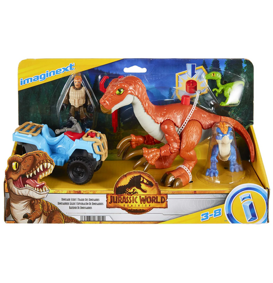 Imaginext Jurassic World Therizinosaurus Compy & Dracorex Figure Set