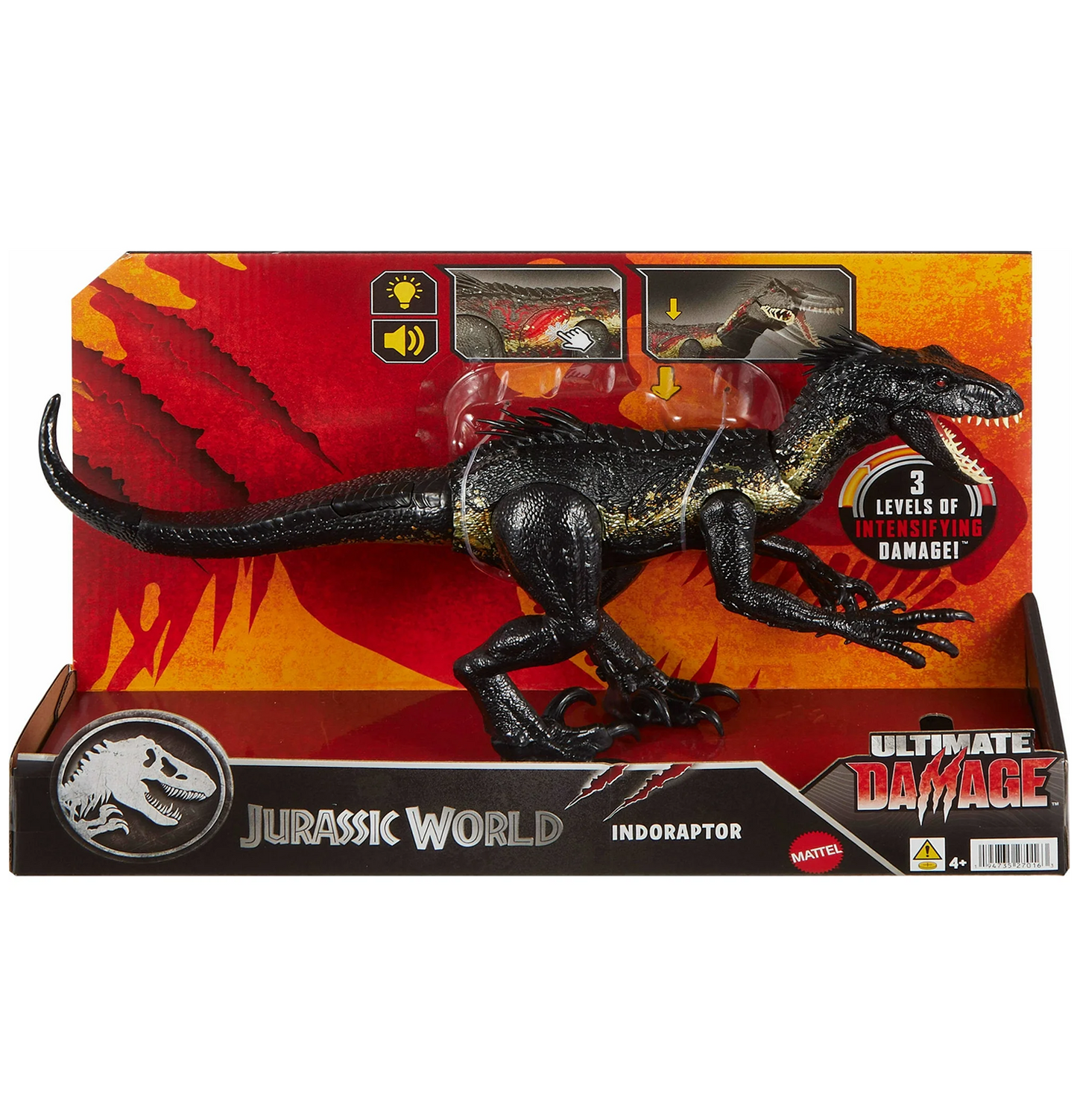 Jurassic World Ultimate Damage Indoraptor Dinosaur Toy Figure